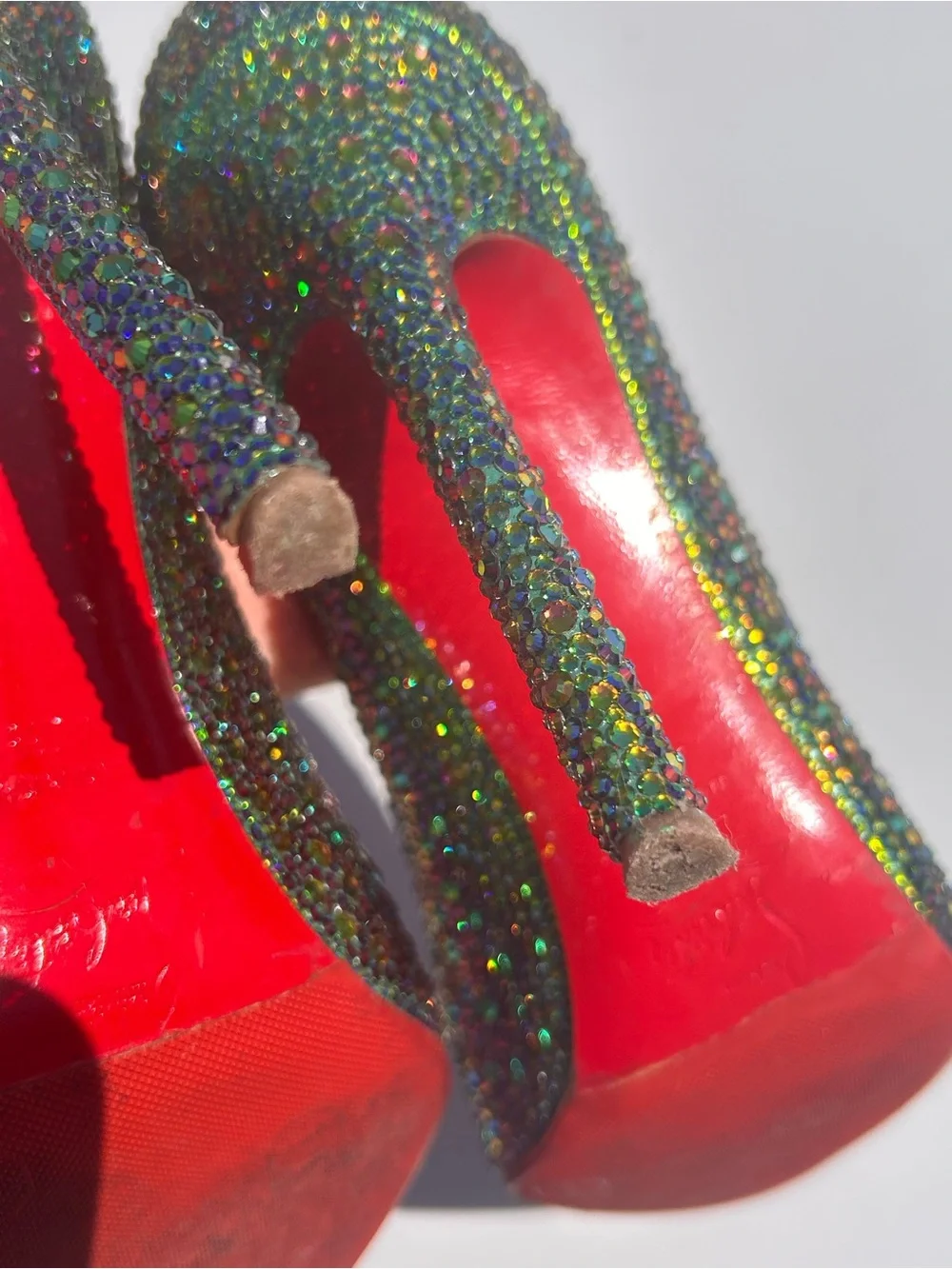 Christian Louboutin Crystal Heels